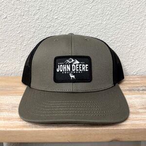 John Deere Olive Green and Black Cap
